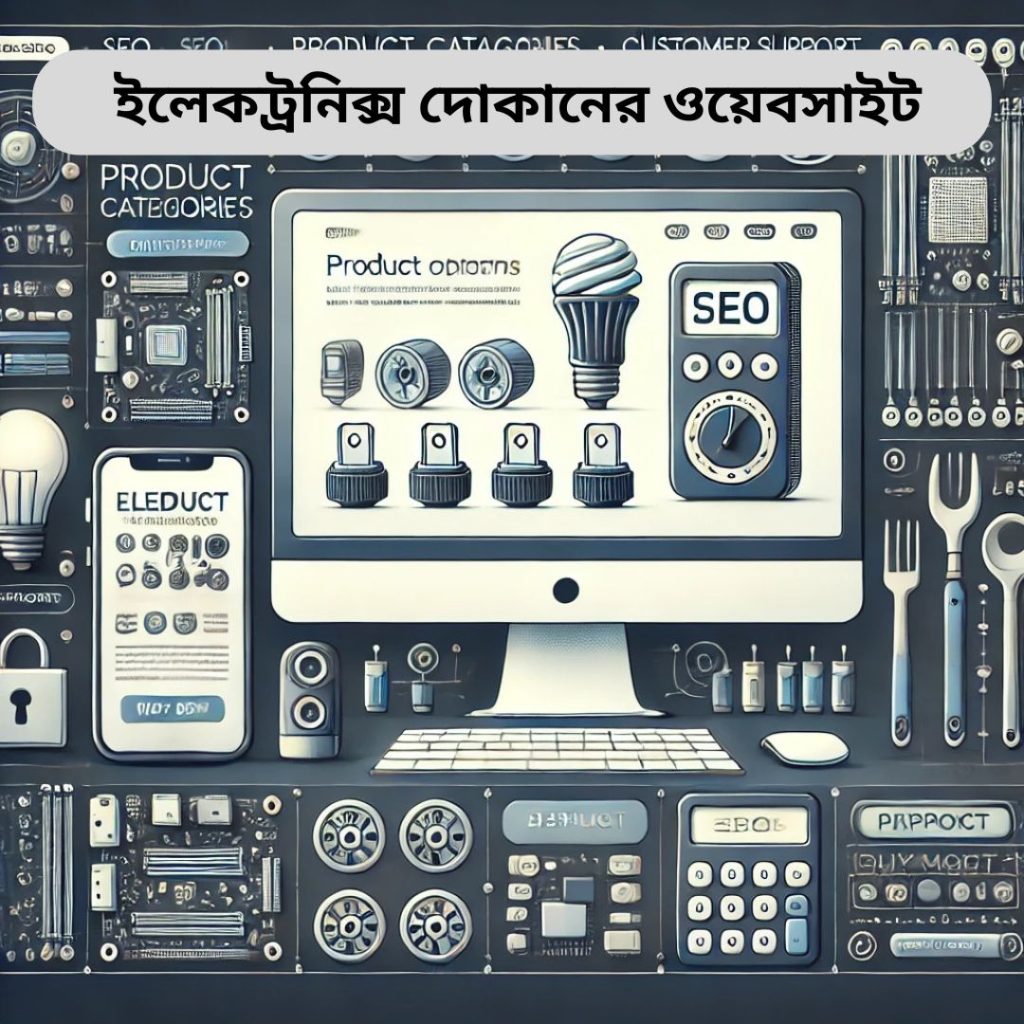 ইলেকট্রনিক্স দোকানের ওয়েবসাইট